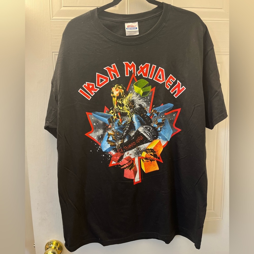 Iron Maiden Graphic 2010 Concert Band tee